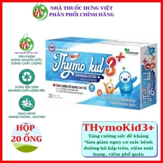 Thymo Kid giúp tăng cường sức đề kháng, bổ sung vitamin và kích thích tiêu hóa cho bé (Hộp 20 ống)