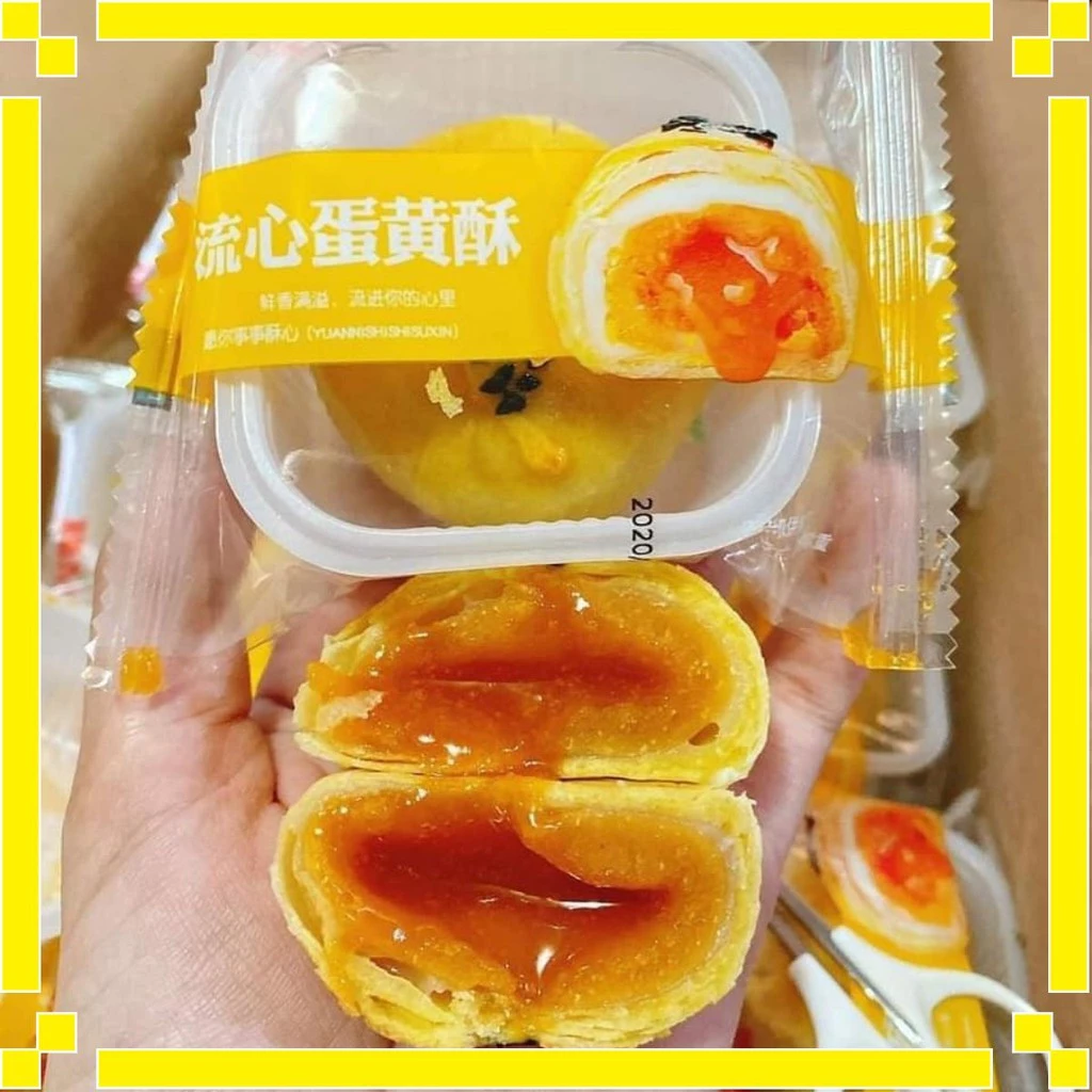 🍩[SIÊU NGON ]  🍩BÁNH LIU TRỨNG MUỐI NGÀN LỚP TAN CHẢY🍩[ DATE MỚI NHẤT]