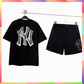 Bộ Thể Thao Nam, Đồ Bộ Thể Thao Nam Nữ NY MLB In Chữ Thời Trang - Store Xuất Khẩu (BỘ 120-121)