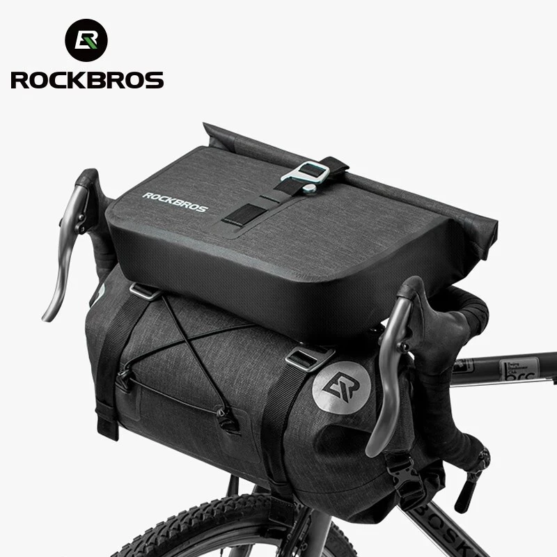 [Mã CLS2403F giảm 30k đơn 150k] Túi đựng đồ ROCKBROS sức chứa lớn chống thấm nước gắn khung phía trước xe đạp