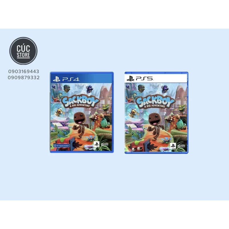 Đĩa chơi game PS4 / PS5: Sackboy A Big Adventure