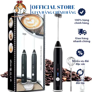 Máy đánh bọt cà phê, Máy tạo bọt cafe, Máy đánh trứng mini - Cầm tay 3 tốc độ đánh tiện lợi - Dụng Cụ Pha Chế Đà Nẵng