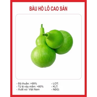 Hạt giống Bầu Hồ Lô 10 Hạt