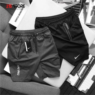 Quần short thể thao, quần ngắn nam, quần tập gym nam, 215Store N1, vải thun poly 2 da