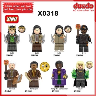 Minifigures các nhân vật trong seri Loki - Đồ chơi Lắp ghép Xếp hình Mini Mô hình Iron Man XINH X0318