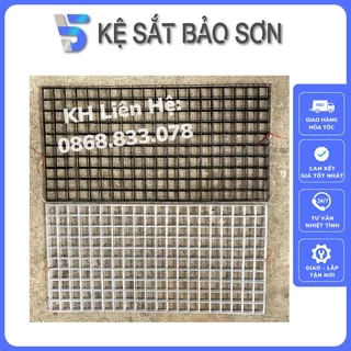 Lưới Sắt 0,5mx 1m Màu Đen, Trắng Sơn Tĩnh Điện Treo Đồ, Treo Phụ Kiện - Shop Bảo Sơn