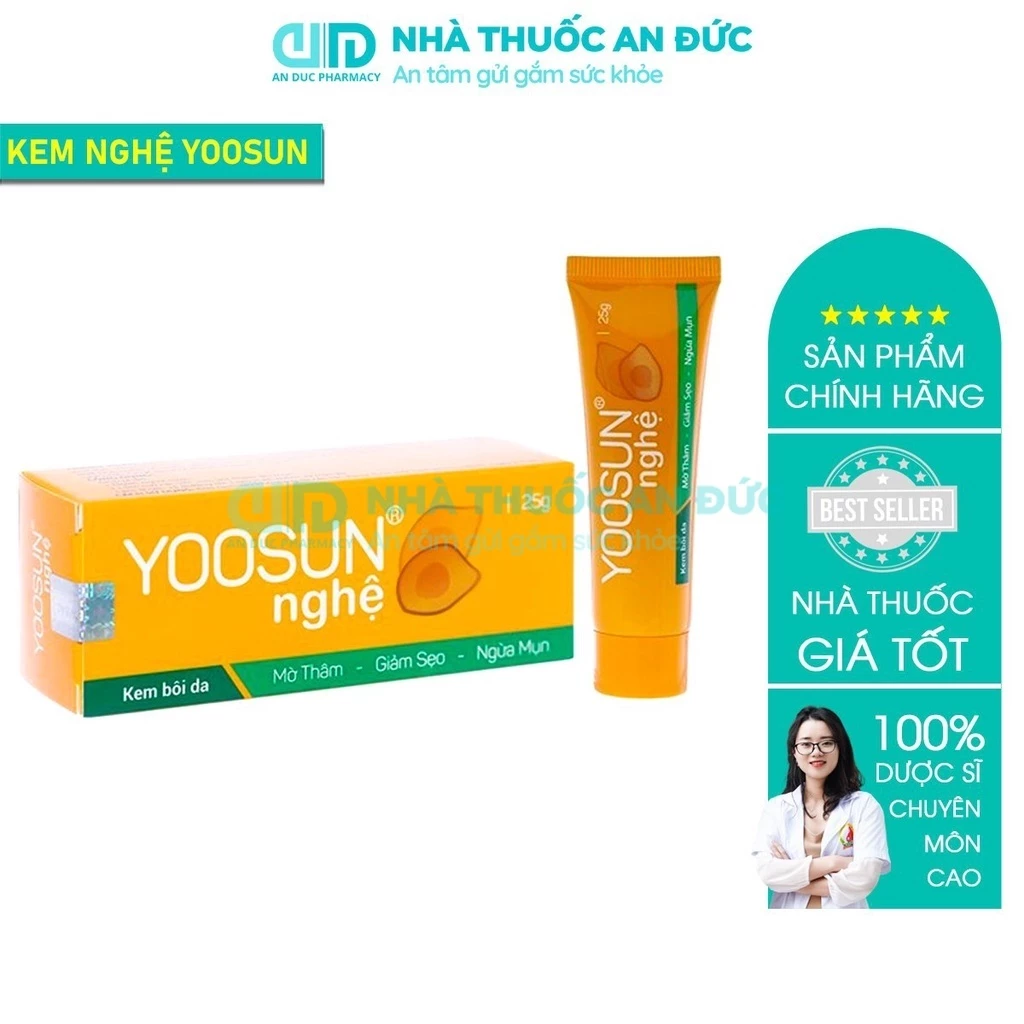 Kem Mờ Thâm, Mờ Sẹo, Ngừa Mụn, Dưỡng Da Kem Nghệ Yoosun – Nhà thuốc An Đức