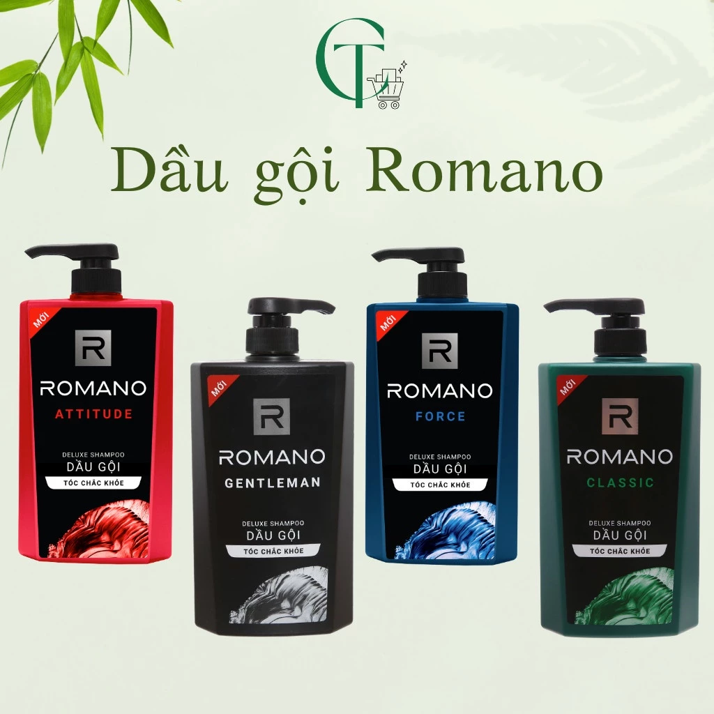 Dầu gội nước hoa cao cấp Romano chai 650g