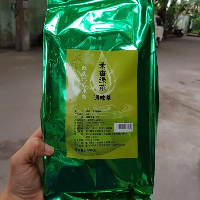 Trà xanh nhài Giọt nước gói 500g chuyên làm trà chanh