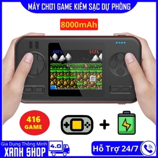 Máy chơi game tích hợp sạc dự phòng 8000mAh SUP416 nhỏ gọn, tiện lợi, sang trọng, dung lượng pin lớn - Bảo hành 12 tháng