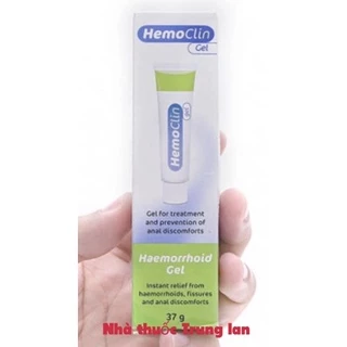 GEL bôi trĩ HEMOCLIN (Tuýp 37g) phòng ngừa bệnh trĩ làm giảm đau,ngứa,nứt kẽ hậu môn