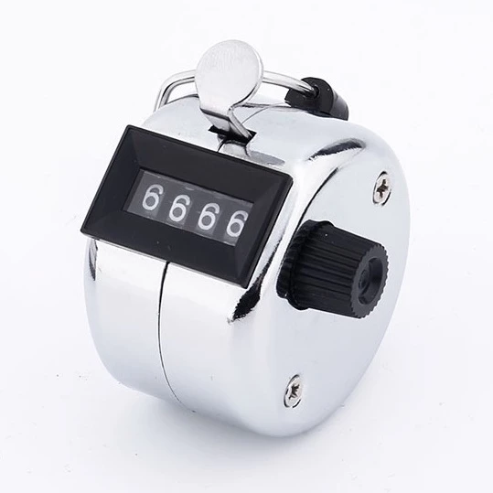 Dụng cụ đếm số lượng cơ học máy đếm số cầm tay có 4 hàng số MD01