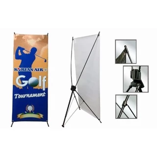 Chân Standee chữ X thường tiêu chuẩn 80x180cm