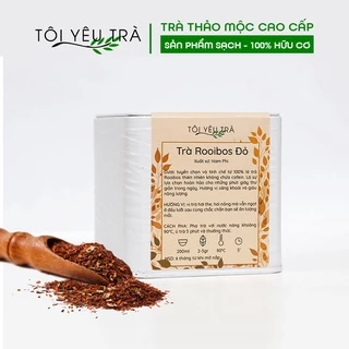 Trà Rooibos Hồng Trà Nam Phi Nhập Khẩu Lon Thiếc Đẹp