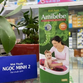 ✅ [Chính Hãng] Nước tắm trẻ em Amibebe hết rôm sảy- trẻ ngủ say