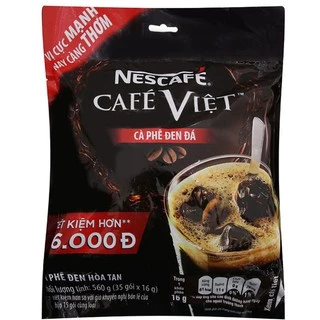 BỊCH NESCAFE - CÀ PHÊ ĐEN ĐÁ - CÀ PHÊ VIỆT ( 35 GÓI)