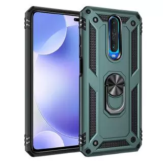 Ốp điện thoại giáp PC cứng nhiều màu sắc có nhẫn móc ngón tay cho Xiaomi Redmi K30 Pro K30i 5G Racing Poco F2 Pro/X2