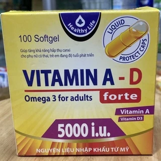 Vitamin A-D _Omega 3 hộp 100 viên
