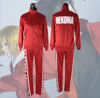 Haikyuu!! Nekoma Trường Trung Học Áo Khoác Cosplay Trang Phục Thể Thao Bộ Đồng Phục Thể Thao Kozume Kenma Kuroo Tetsurou Yaku M