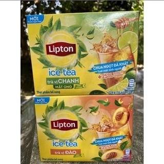 Trà Lipton Ice Tea vị Chanh, Xoài, Đào 224g (16 gói×14g)