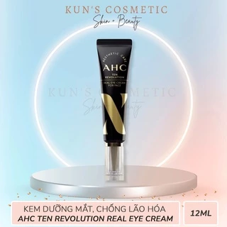 Kem Mắt Dưỡng Trắng, Chống Lão Hóa AHC Ten Revolution Real Eye Cream For Face 12ml