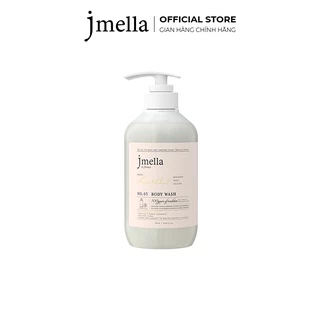 Sữa Tắm Jmella In France Dưỡng Ẩm Hương Nước Hoa No. 3 Lime & Basil Body Wash Chanh và Húng Quế Tươi Mát 500ml