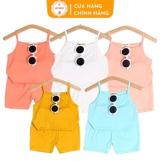 Bộ Quần áo Cạp Cao 2 Dây AF KID Cho Bé Chất Thun Lạnh Siêu Mềm Mịn Mát