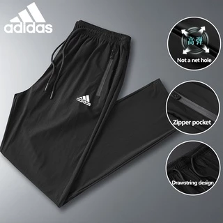 Seluar Track Lelaki Dây Kéo Đen Adidas Phù Hợp Với Nam Quần Dài Nam Thể Thao Seluar Lelaki Seluar Slack Lelaki