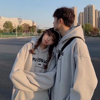 Áo hoodie nam nữ,Áo sweater nỉ nam nữ from rộng Unisex chất nỉ ngoại siêu dày dặn in XANH BE