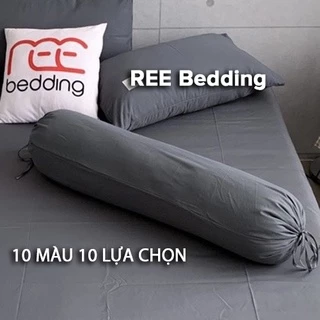 Vỏ gối ôm Cotton TC REE Bedding 10 màu hàng đẹp VO34