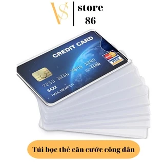 Túi đựng thẻ căn cước công dân, bằng lái xe, ATM, Card visit, CMND (trong suốt)