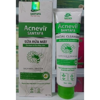 Sữa Rửa Mặt Acnevir SATAFA cho da mụn và da nhạy cảm