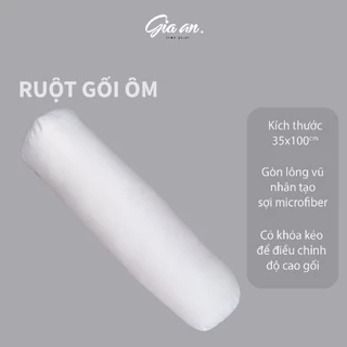 gối ôm microfiber lông vũ mềm mịn size cơ bản 35x100cm