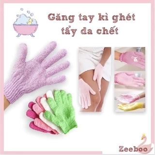 Găng tay tắm kì ghét tạo bọt, Tẩy tế bào chết, bao tay tắm cực sạch