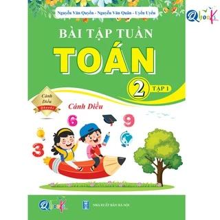 Sách - Bài Tập Tuần Toán Lớp 2 - Cánh Diều - Tập 1 (1 cuốn)