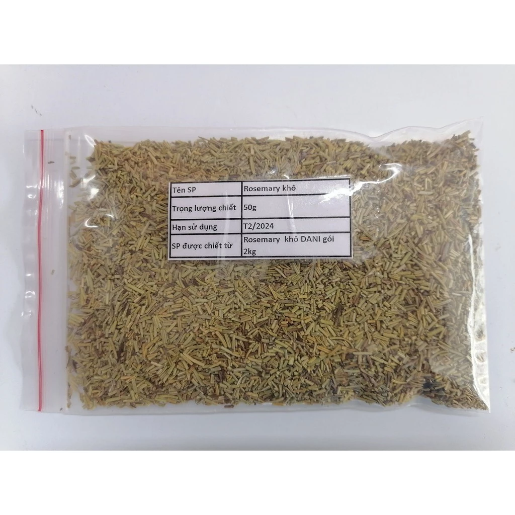 [Túi zip 50g] LÁ HƯƠNG THẢO KHÔ Rosemary Leaves