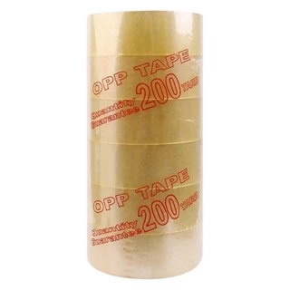 Băng Keo Trong 200 Yard 1 Cây 6 Cuộn Nặng 2Kg & Băng Keo Trong 100 Yard 1 Cây 6 Cuộn Nặng 1.6Kg