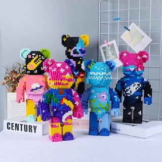 Đồ chơi lắp ráp, đồ chơi lắp ghép xêp hình 3D mô hình bearbrick