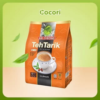 Trà Sữa Malaysia Gói Aik Cheong Vị Cafe Teh Tarik 15 Gói X 40 Gam COCORI