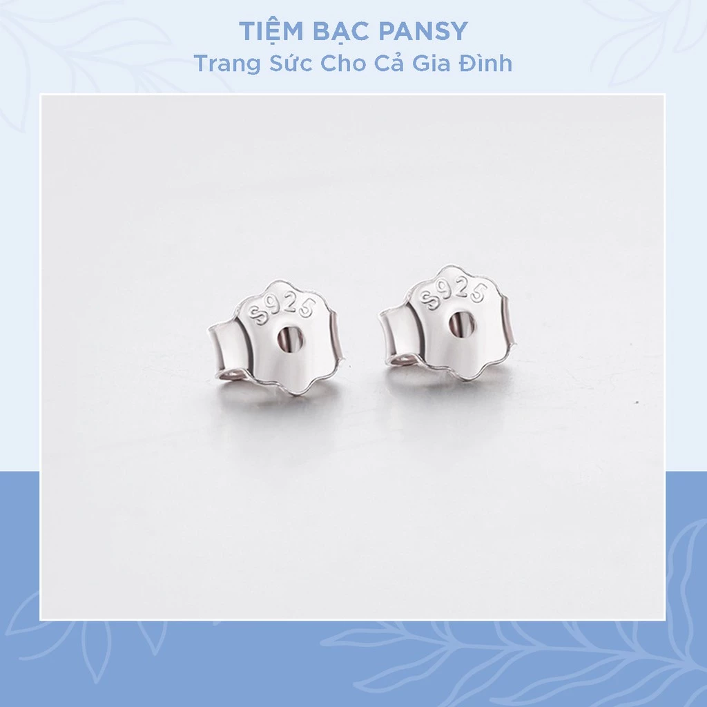Chốt khuyên tai bạc ta, chốt bạc cho bông tai nam nữ