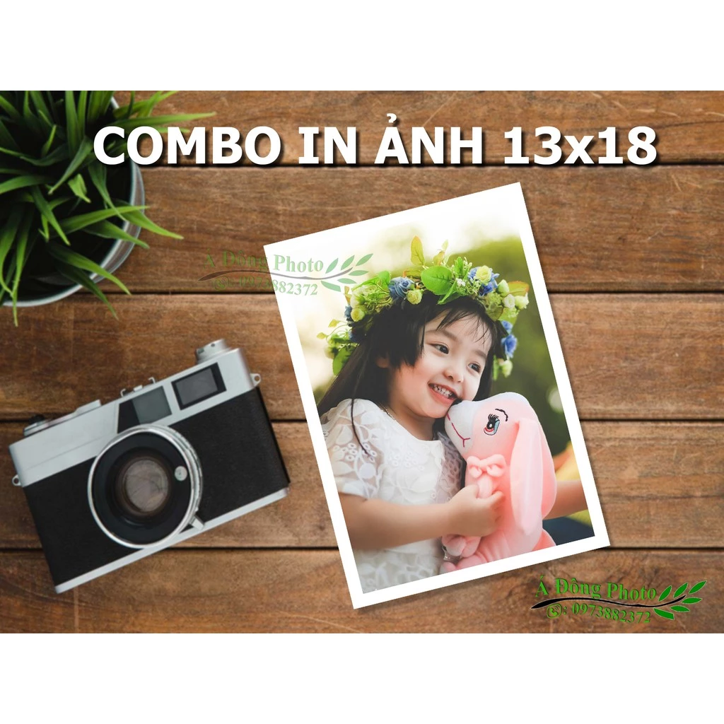 Combo in ảnh 13x18: 50 - 80 - 100 - 120 ảnh + Ép Lụa - Plastic - phủ UV