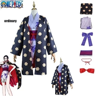 carton One Piece Nico Robin Cosplay Costume Kimono Set Halloween Fancy Dress Party Girl