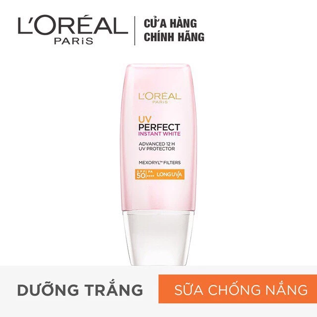 Kem Chống Nắng Dưỡng Da Trắng Sáng Tức Thì L'Oreal Paris SPF50+ Pa++++ 30ml