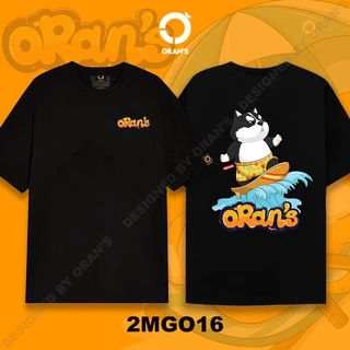 Áo thun đi biển in hình chó mèo đi biển áo nhóm áo Team Oversize chất COTTON 4C FULLBOX ORANS - ORAN'S Couple Tee 16 V2