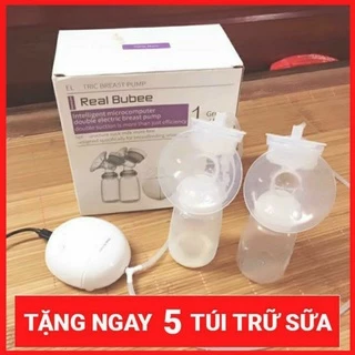 máy hút sữa điện đôi real bubee tặng túi trữ sữa