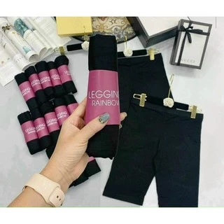 Quần Legging Ngố Cuộn Giấy Tím