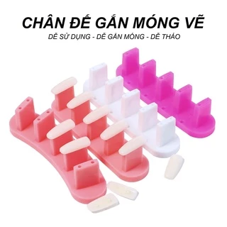 Bộ 3 Đế Gắn Móng Tập Vẽ Làm Nail | Dạng Dài Bộ 5 Móng Nailbox Dễ Dàng Sử Dụng