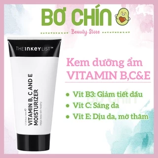 Kem dưỡng ẩm The Inkey List Vitamin B, C And E (BCE) Moisturizer 50ml