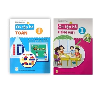 Sách - Combo Ôn tập hè toán và tiếng việt 1 ( NXB Giáo dục )