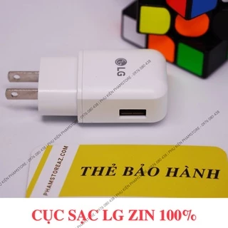 Cục Sạc LG 10W Chính Hãng| Sạc Nhanh| bảo Hành Lâu Dài| Dùng Cho IP, Samsung..